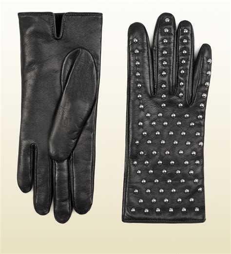 black Gucci gloves